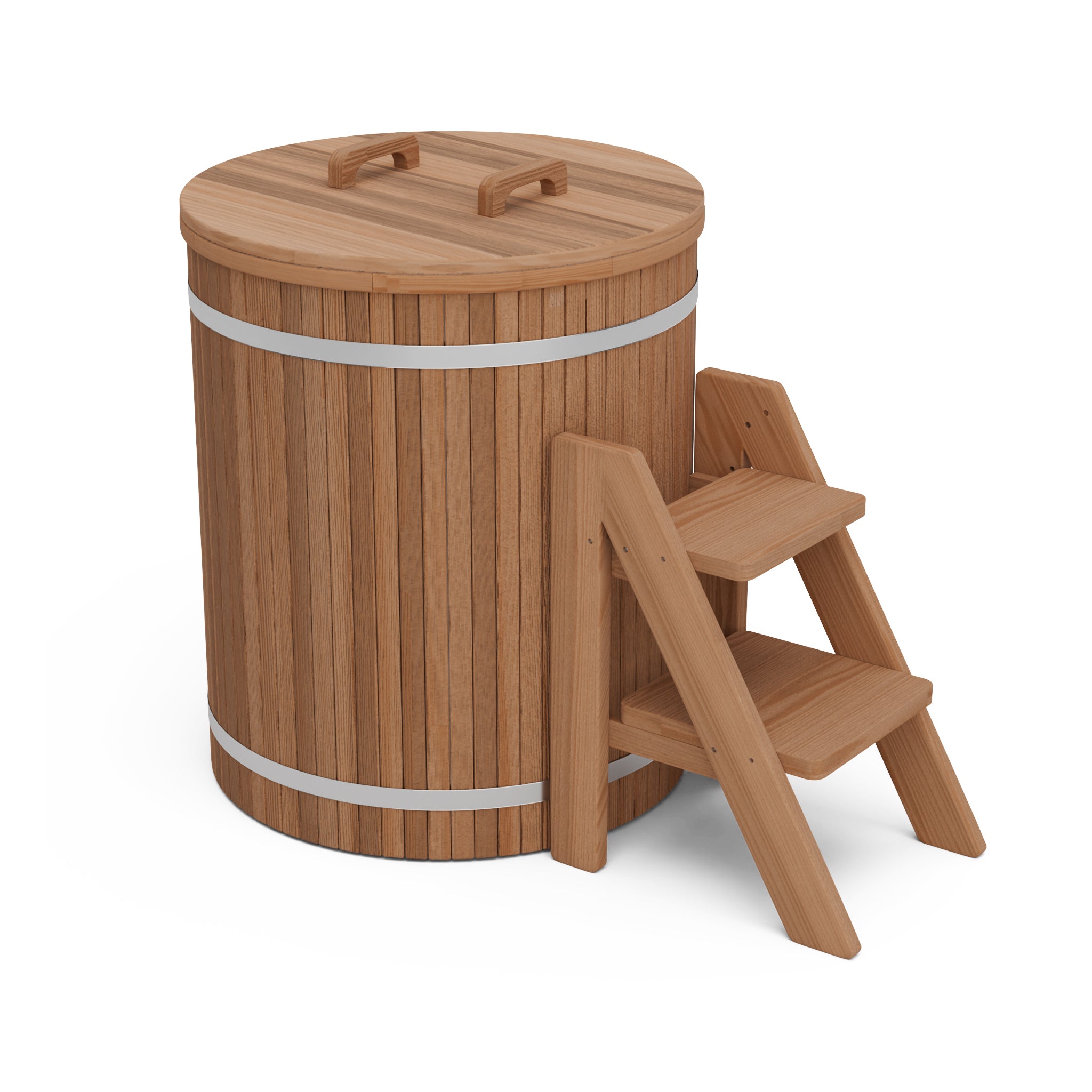 Arctic Plunge Eisbad Holzfass Thermo Hemlock - Eisbad für zuhause