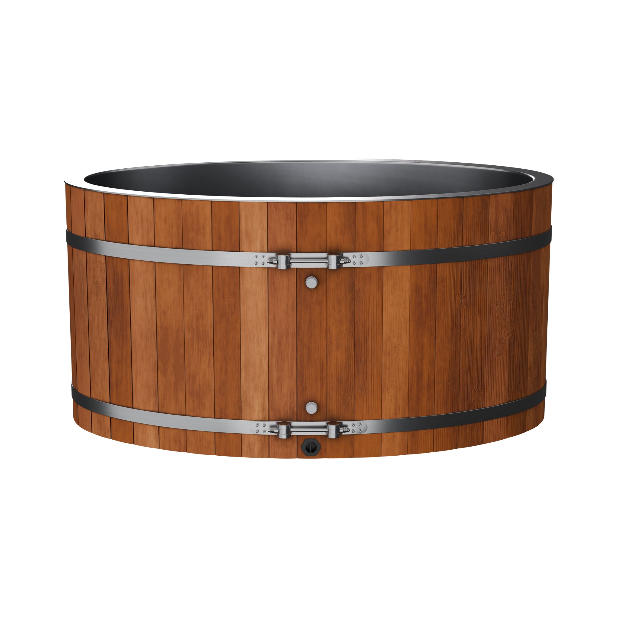 Arctic Plunge Eisbad Holzwanne Rückseite