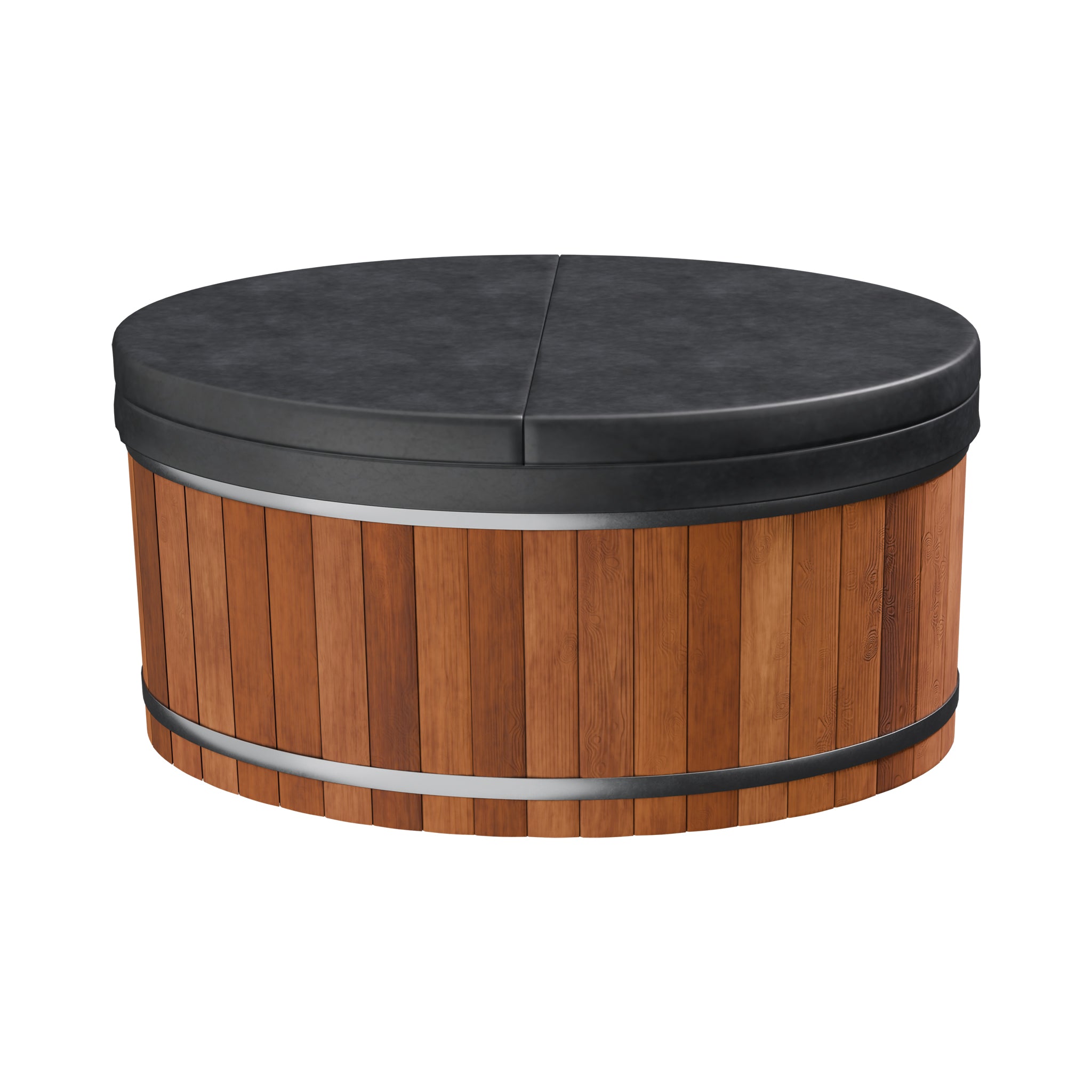 Arctic Plunge Eisbad Holzwanne mit Abdeckung