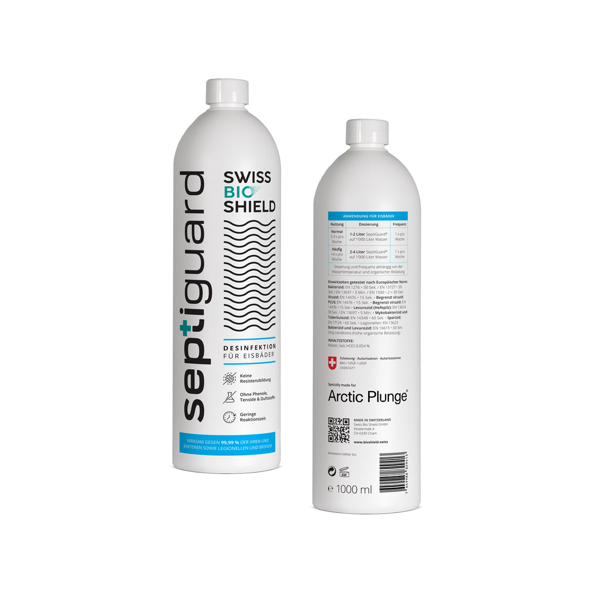 Chlorfreie Wasserdesinfektion SeptiGuard 1L