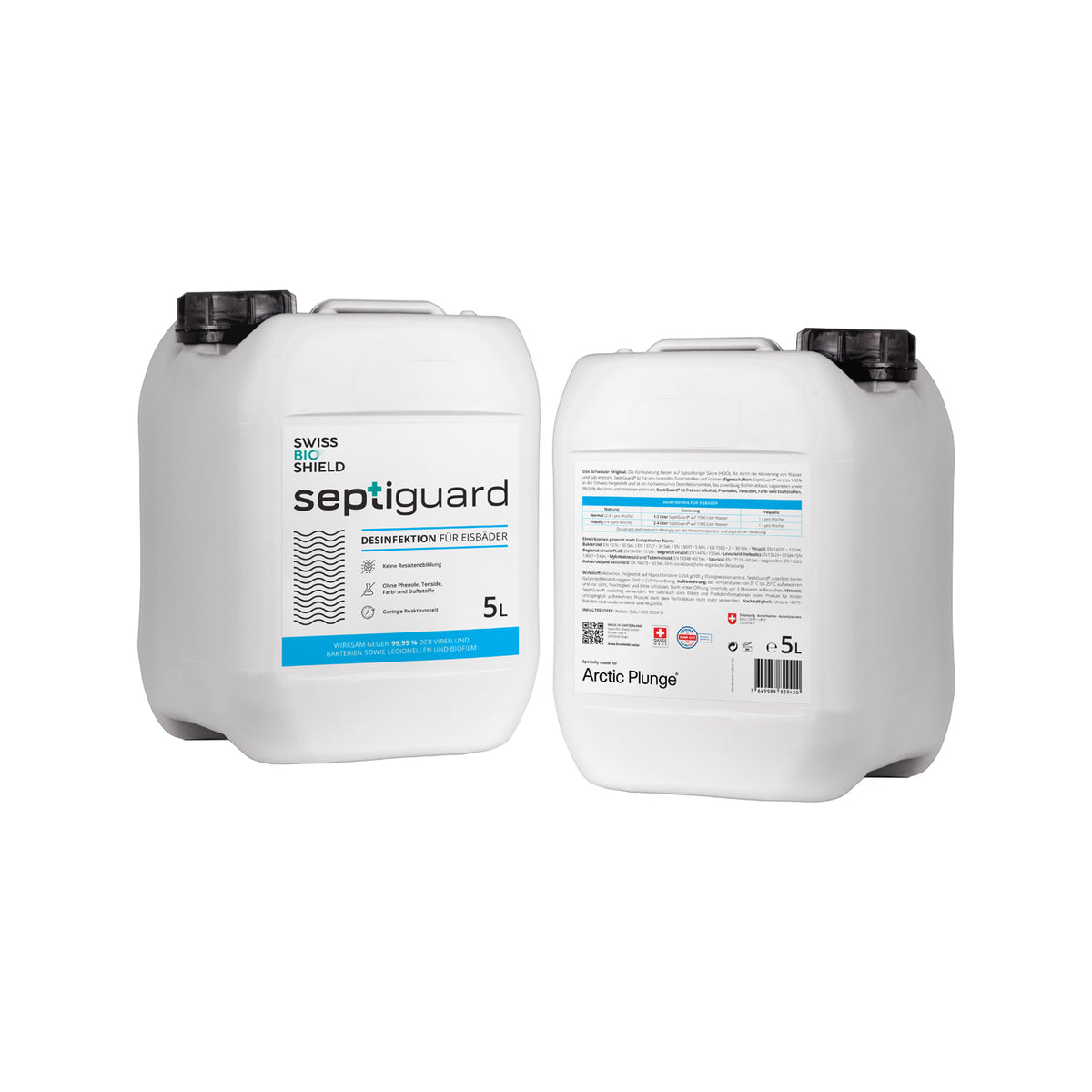 Chlorfreie Wasserdesinfektion SeptiGuard 5L